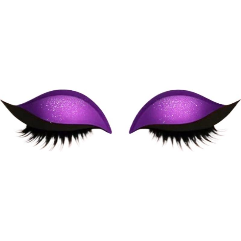 Lazy Person's Eyeshadow and Mascara Stickers, Colorful Beauty and Fashion Eyelid Line Stickers, Lazy Person's Makeup Tool, Reusable Multi-Color Pair
